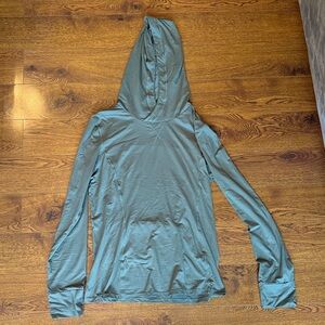 Fabletics Green Hoodie Sweatshirt